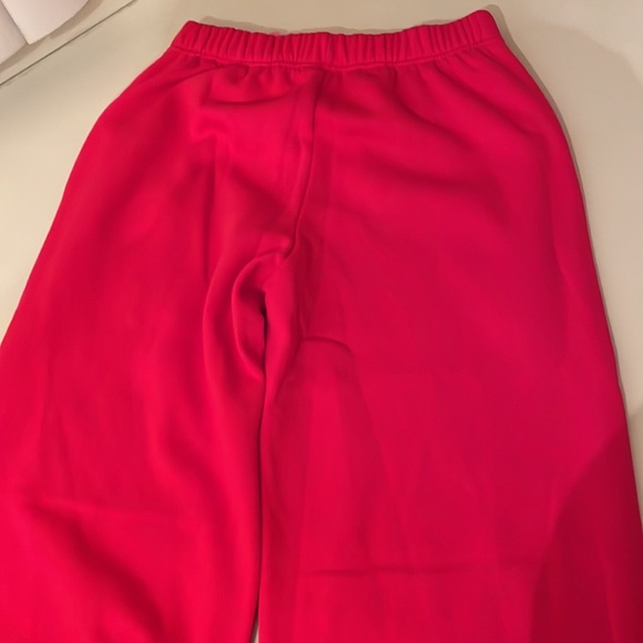 Edikted Red Sweatpants - Picture 5 of 8